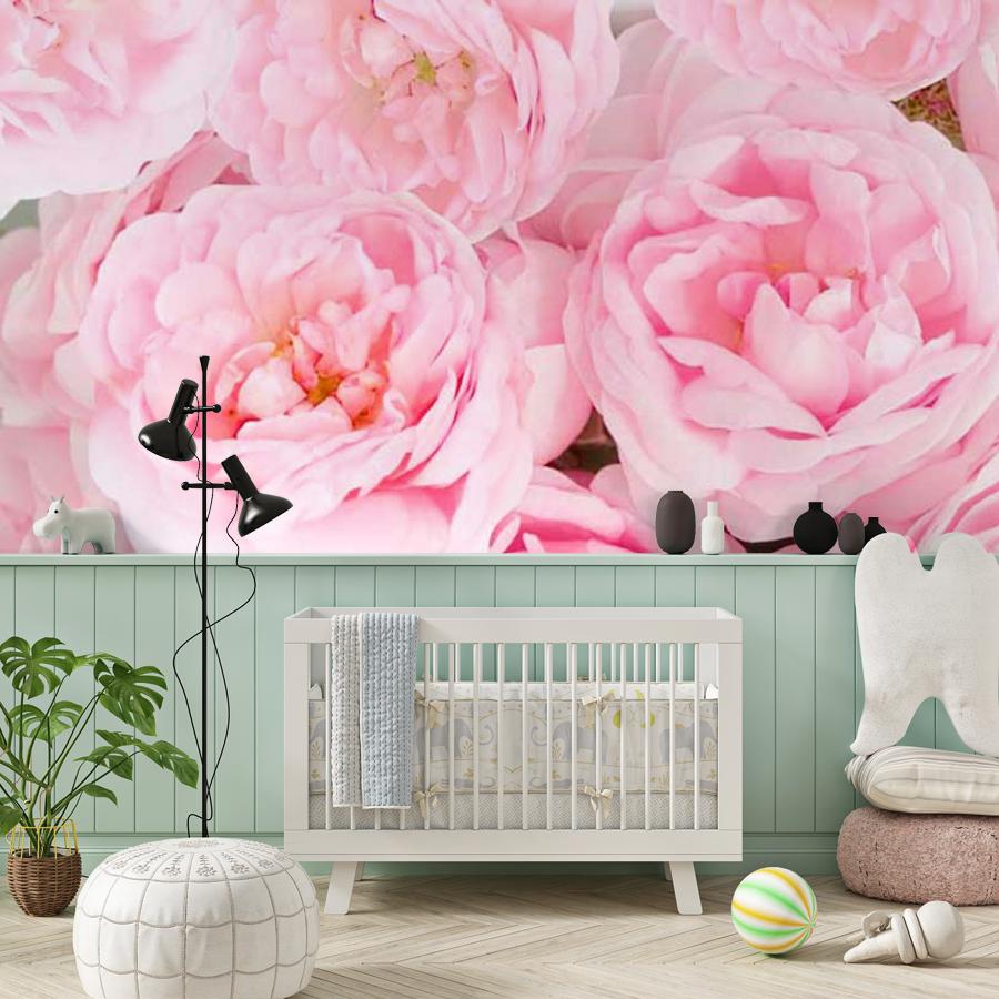 фотообои розовый букет 9-044