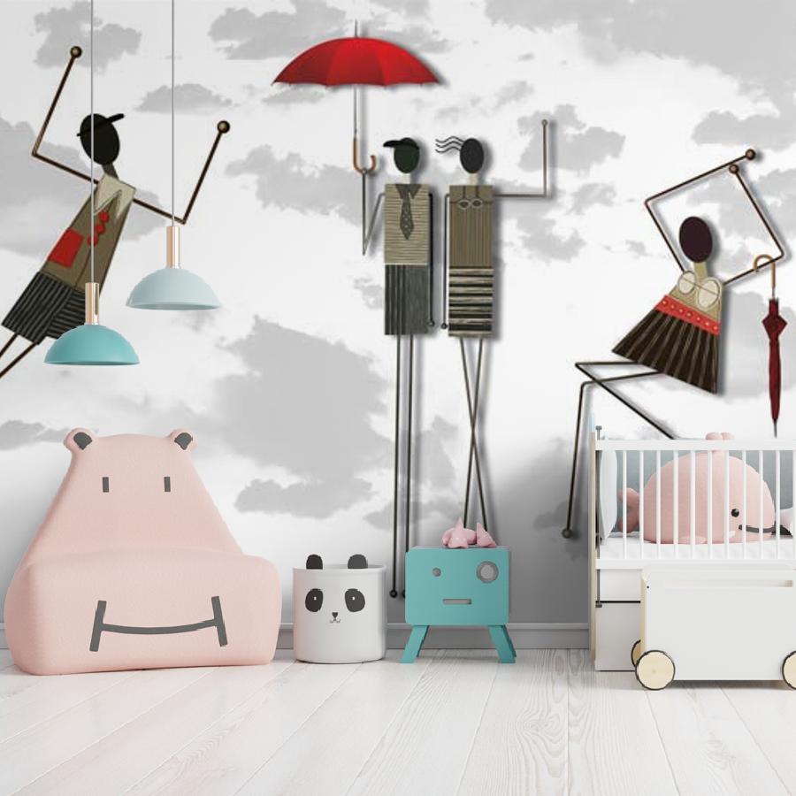 фотообои красные зонтики 14-164