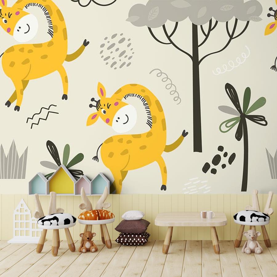 фотообои жирафы в лесу 12-747