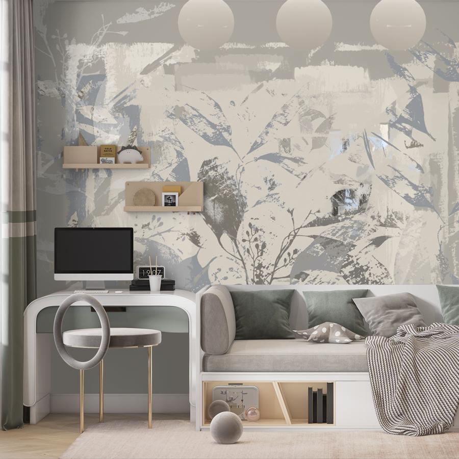 фотообои абстракция листья бежевый фон 13-961 фотообои абстракция листья бежевый фон 13-961