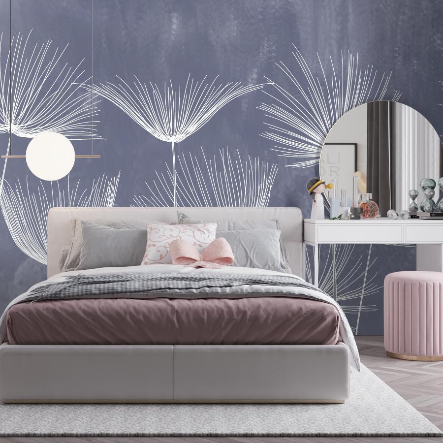 фотообои цветы в гостиную 14-1285