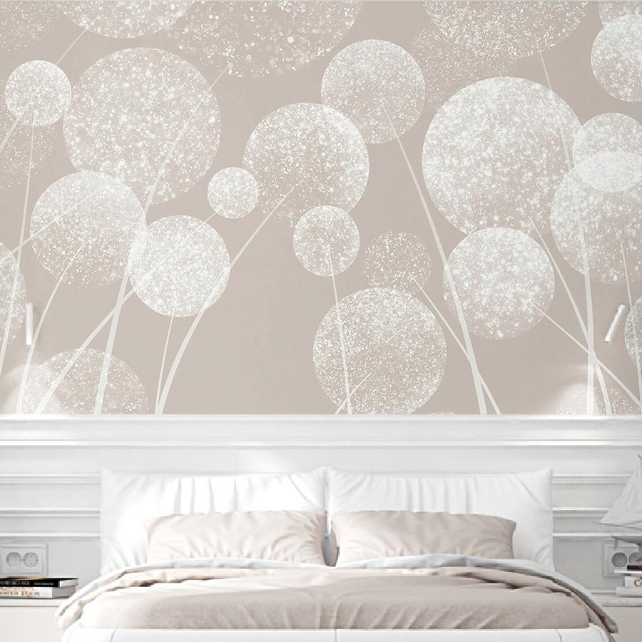 фотообои белые одуванчики 9-2161