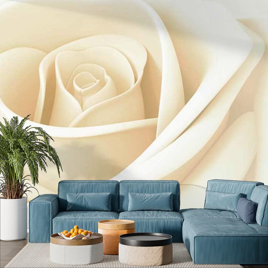 фотообои снежная роза 9-006