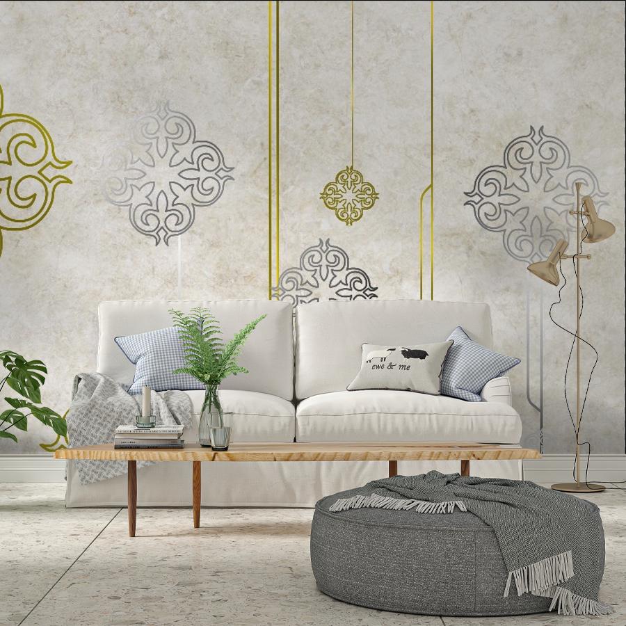 фотообои узор цветочный национальный 14-1102