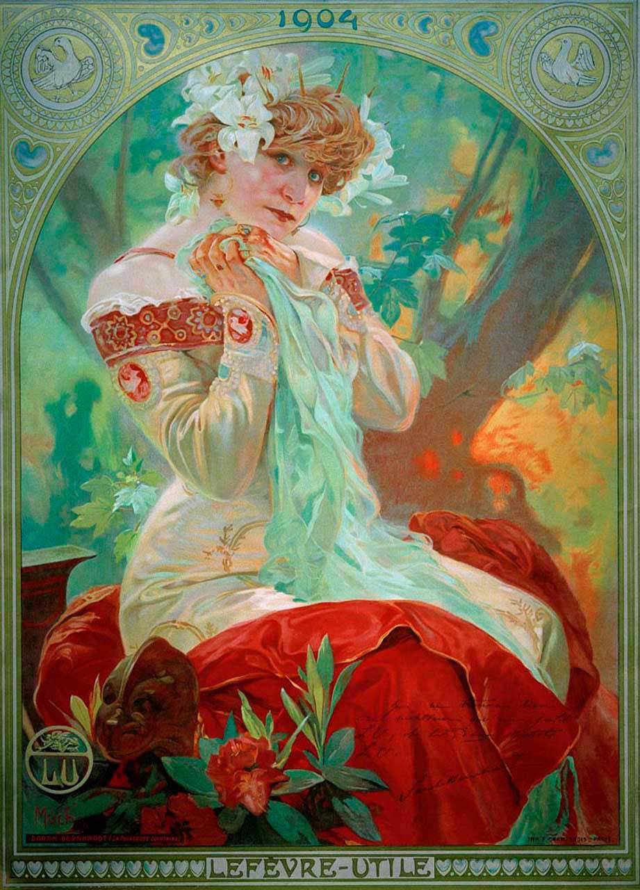 фотообои альфонс мариа муха - лефевр полезный 8-238