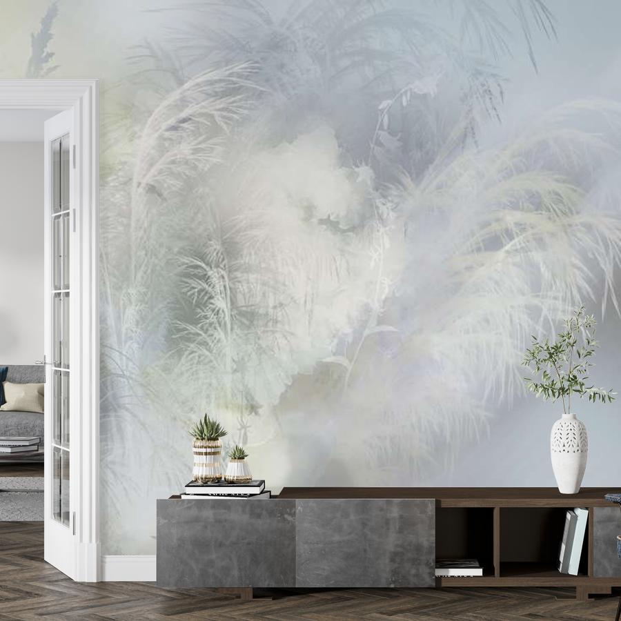 фотообои чудесный будкет из пушистых листьев 13-996