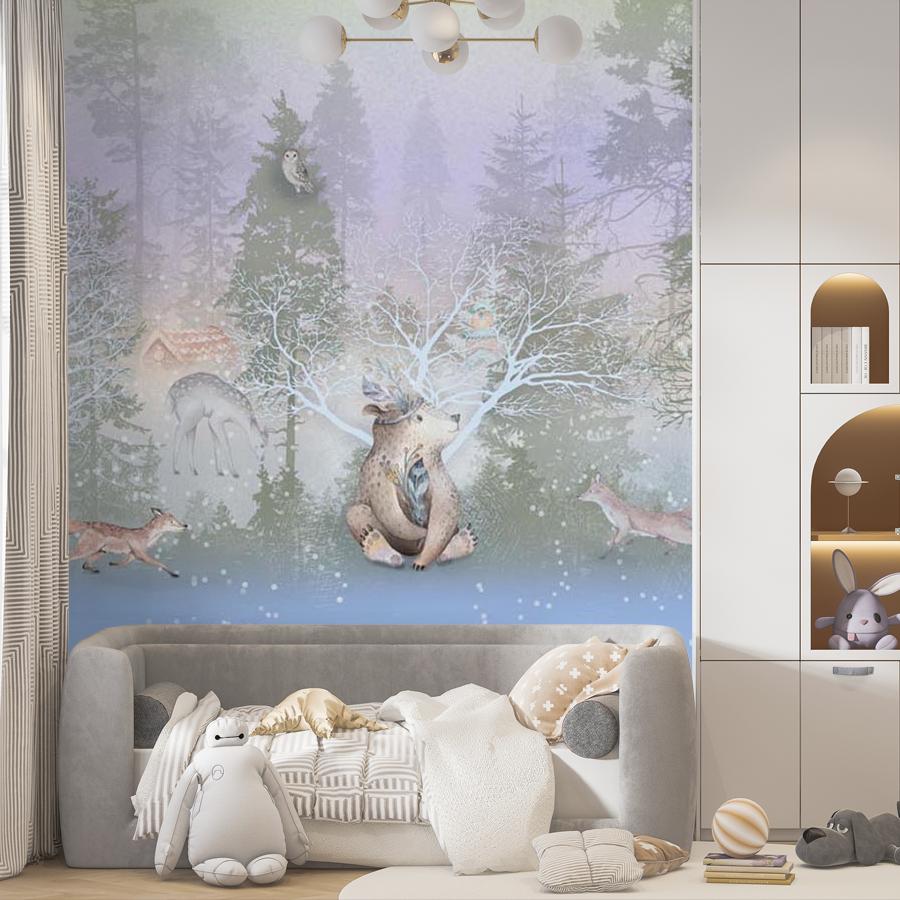 фотообои сказочный зимний лес 13-484 фотообои сказочный зимний лес 13-484