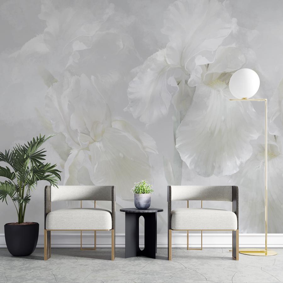 фотообои ирисы кружевные