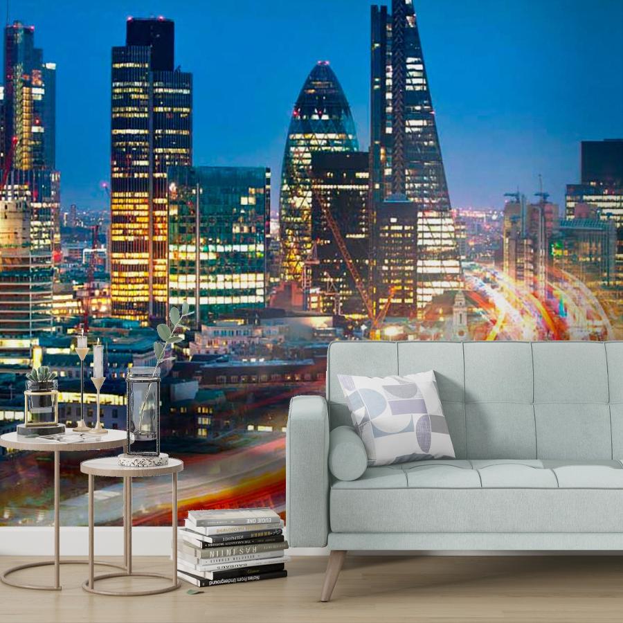 фотообои огни ночного города 9-699