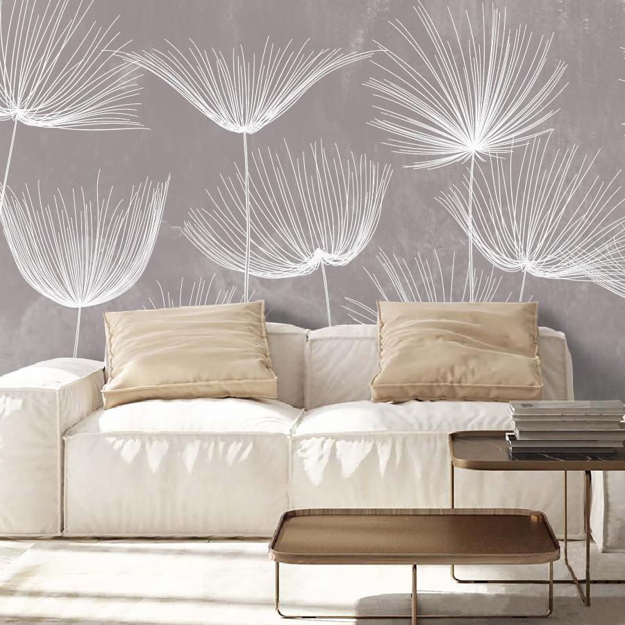 фотообои цветы в гостиную 14-1283