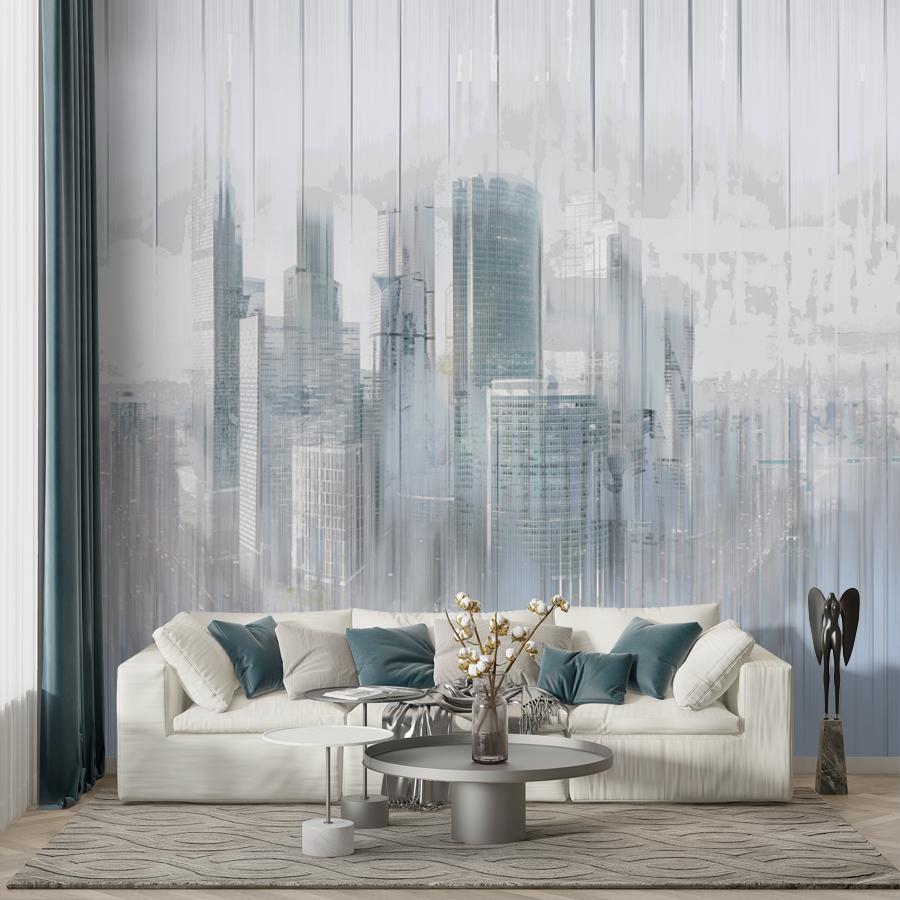 фотообои город абстракция