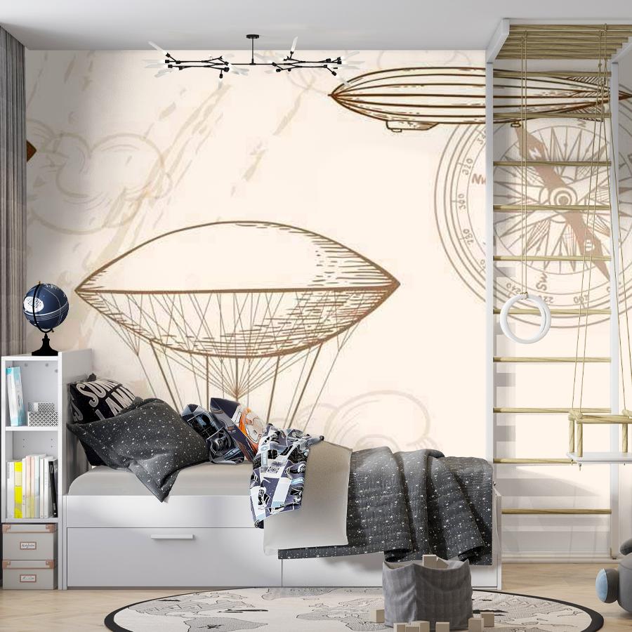 фотообои воздушные шары винтаж 12-427