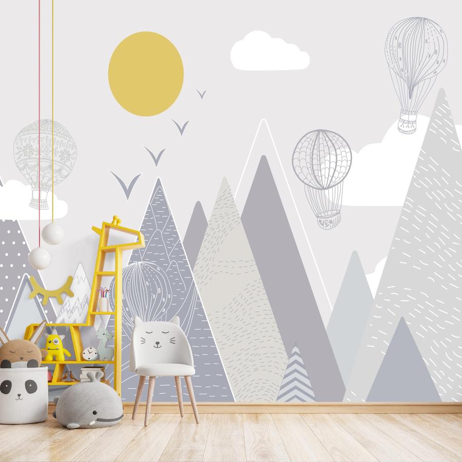 фотообои в детскую скандинавские горы 14-750 фотообои в детскую скандинавские горы 14-750
