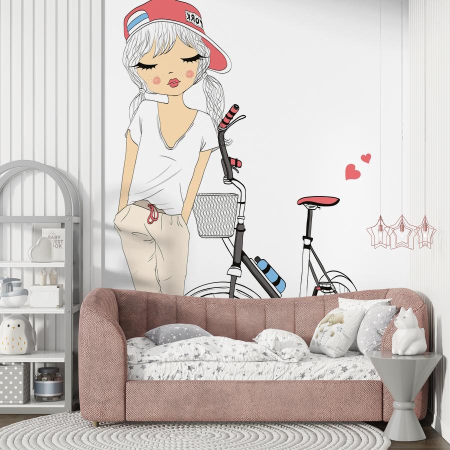 фотообои девочка лето 12-1260