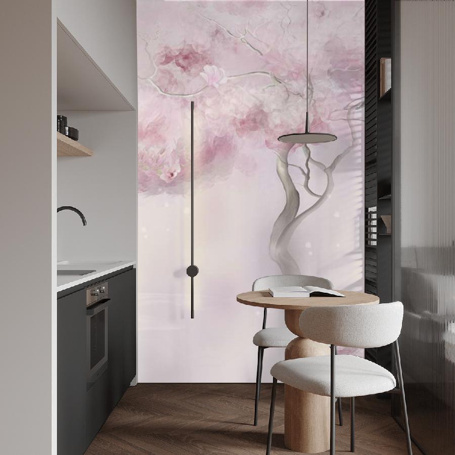 фотообои два розовых дерева