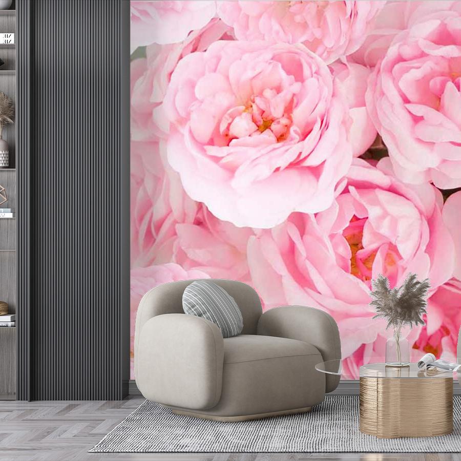 фотообои розовый букет 9-044