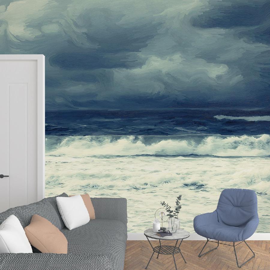 фотообои море, штормовое небо 14-982