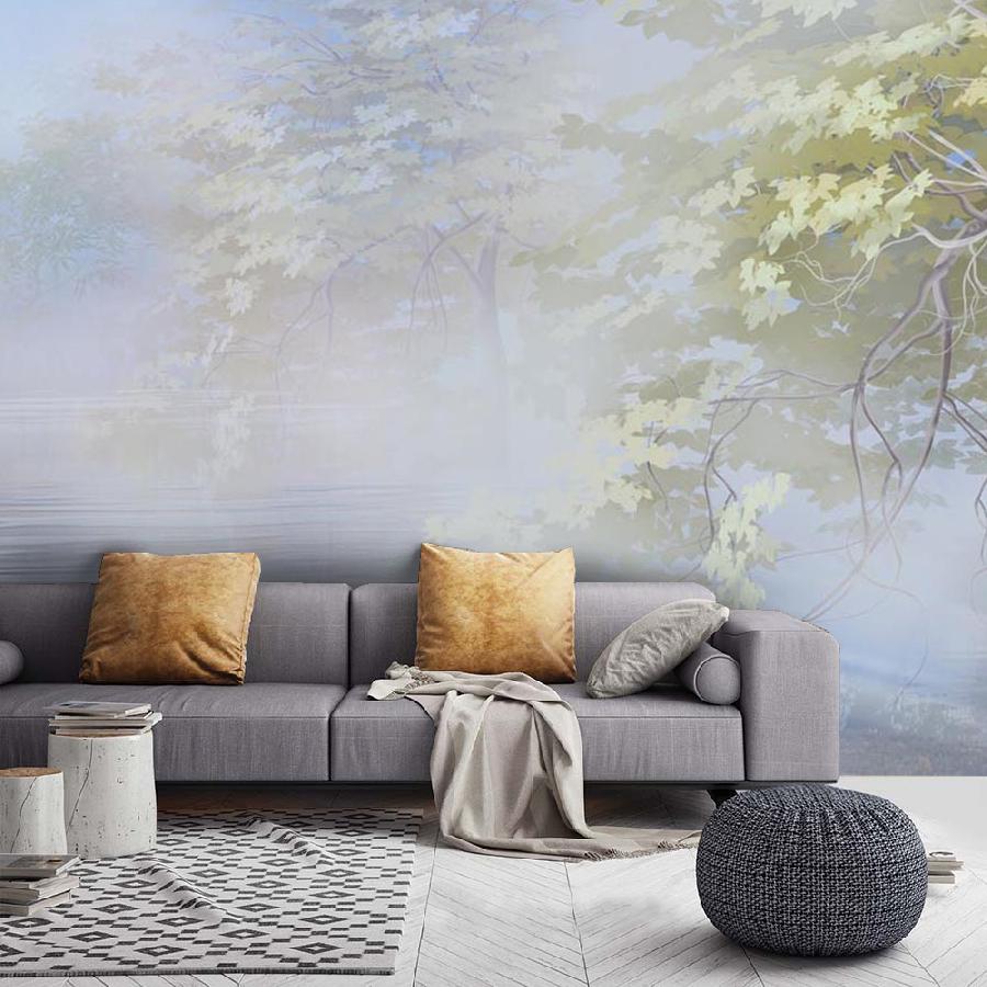 Фотообои фотообои дерево окутанное туманом 13-432