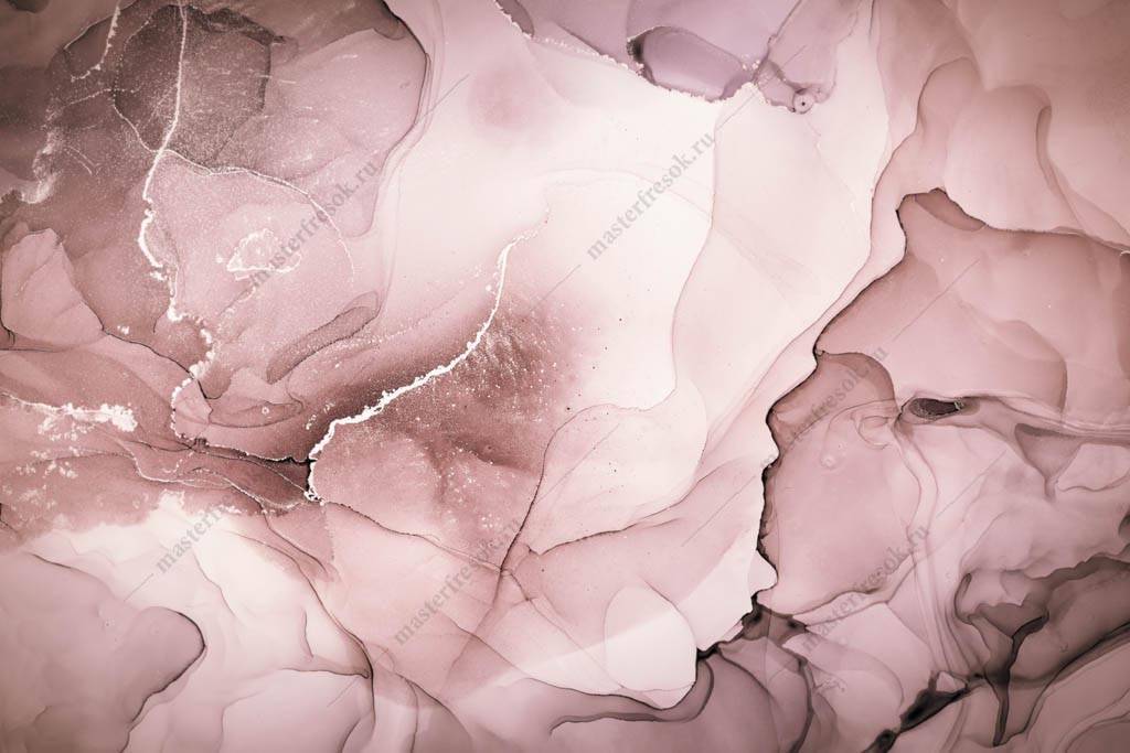 Фотообои Розовые чернила флюид