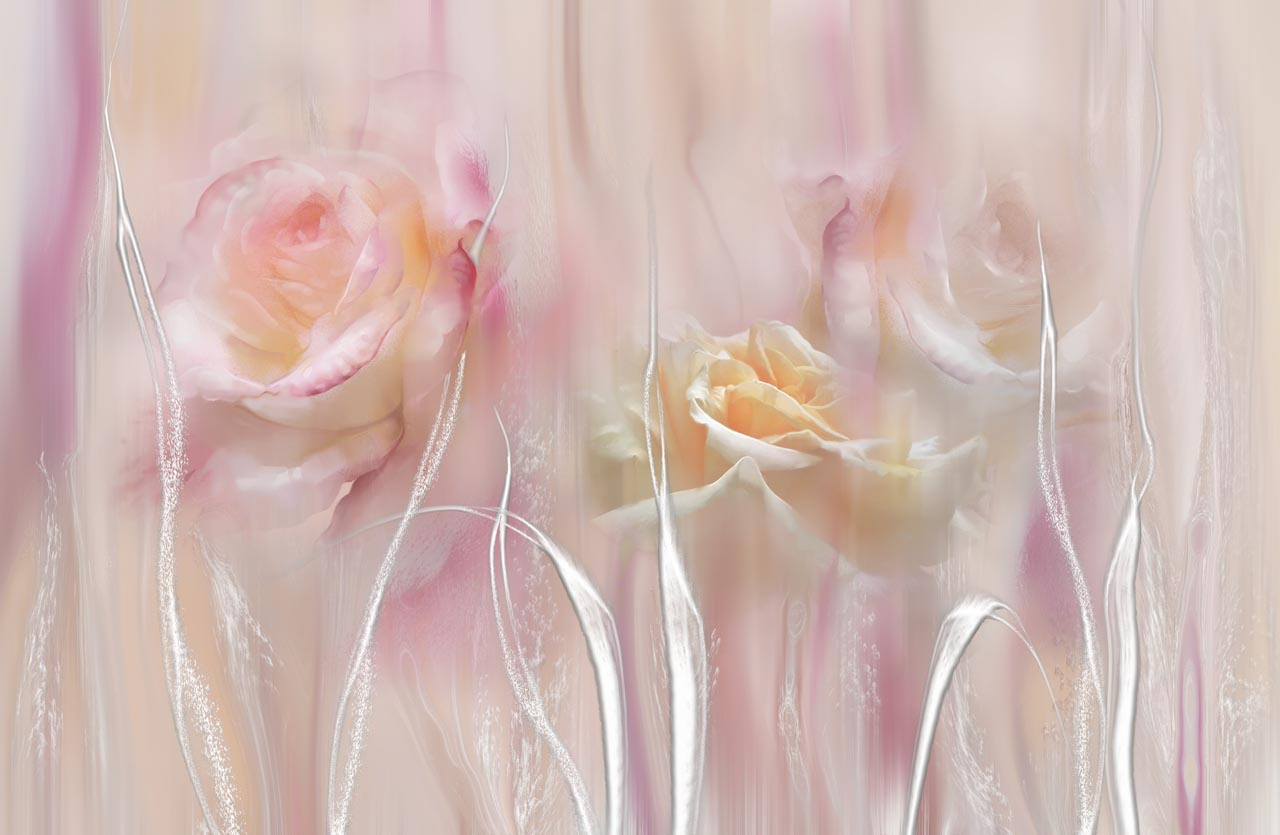 Фотообои Фоновые розы