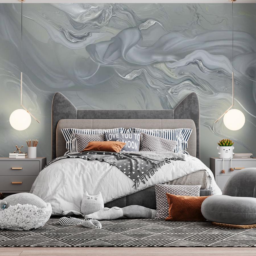 фотообои серый шелк 13-1017