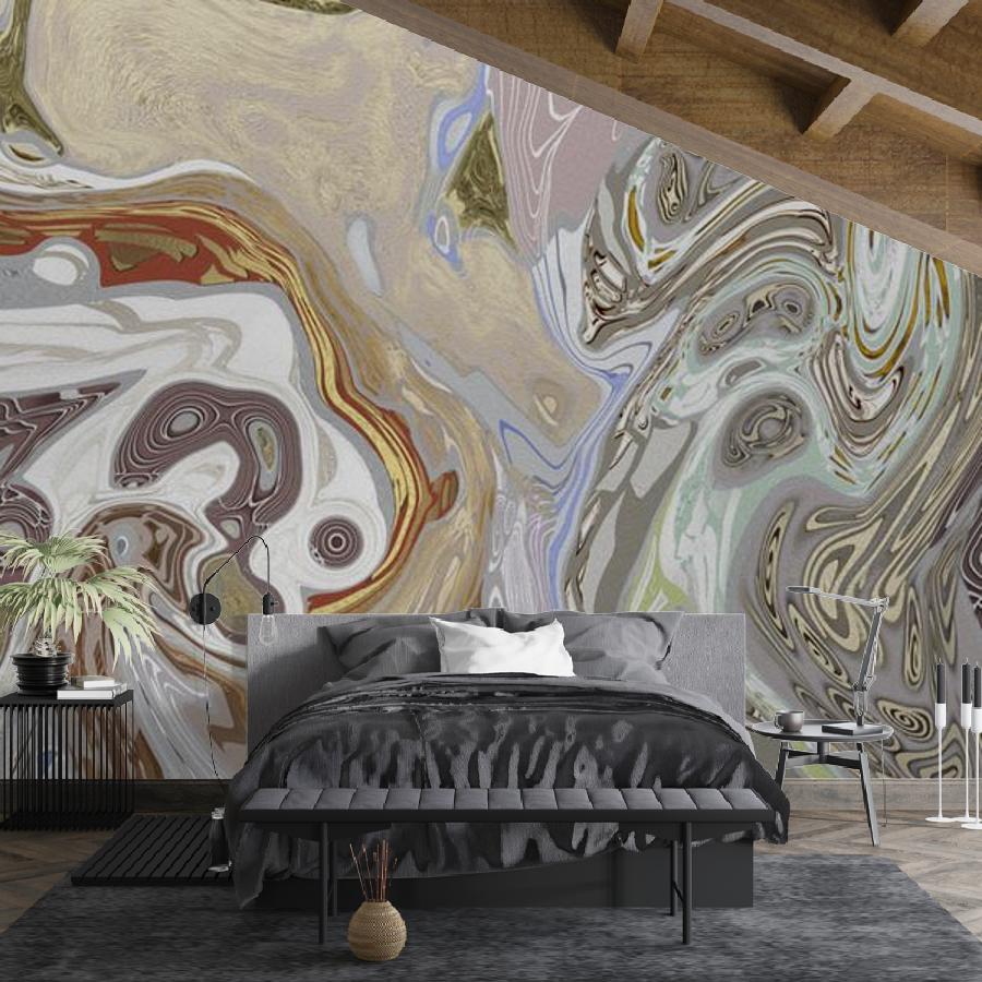 фотообои флюид арт серая акварель 13-605 фотообои флюид арт серая акварель 13-605