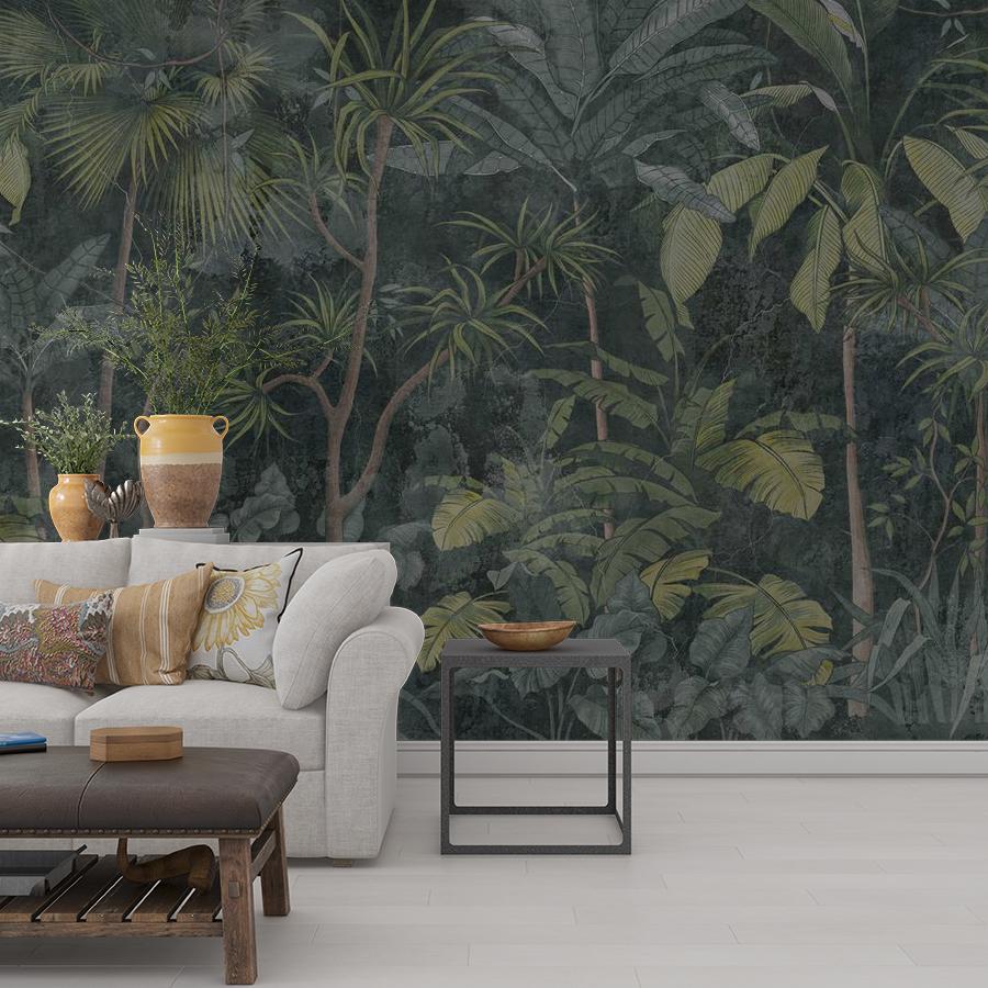 фотообои темные тропики 12-1856