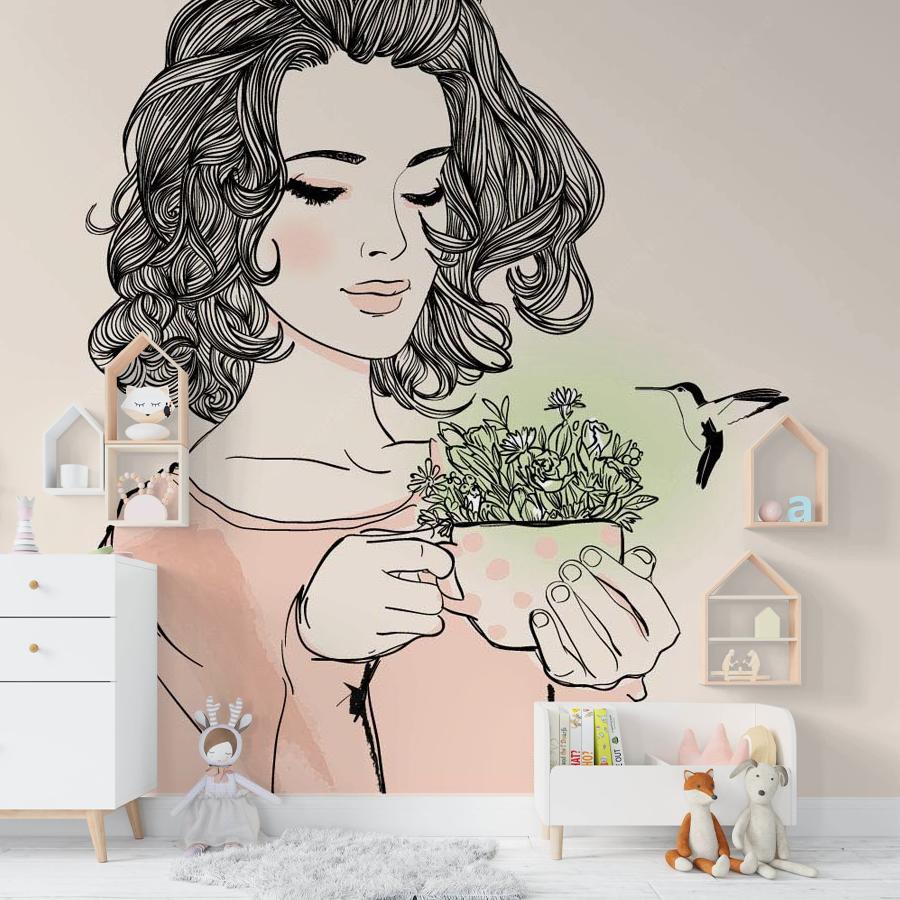 фотообои нежный цветок 12-634