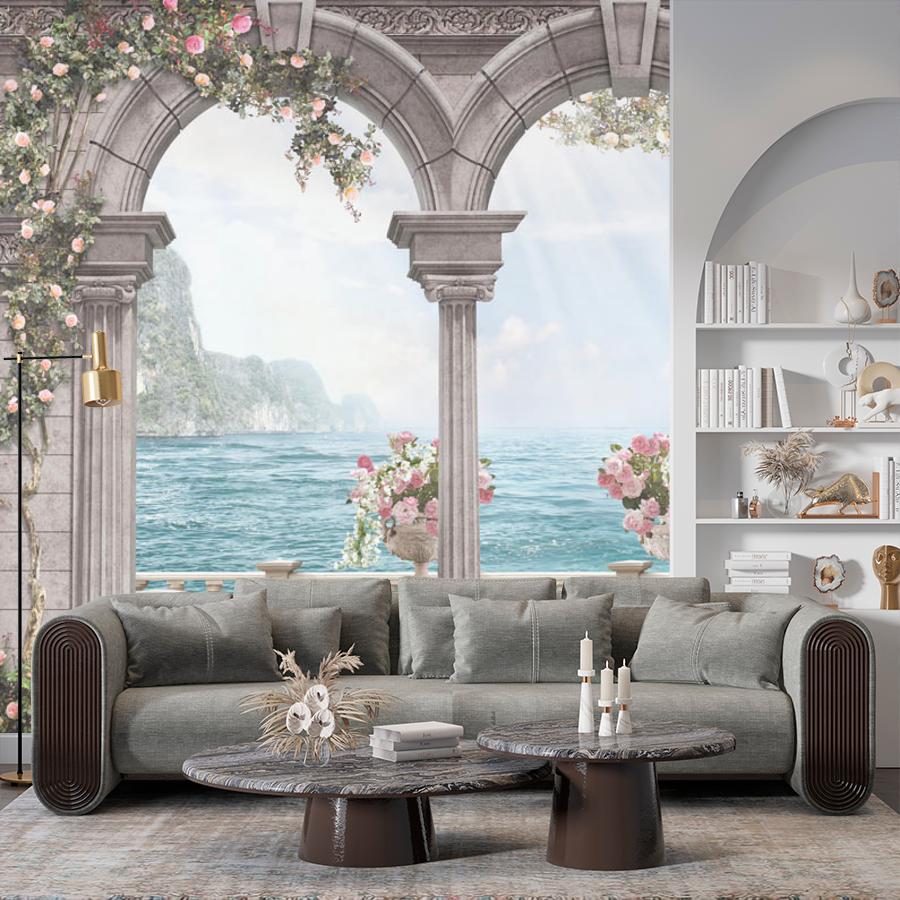 фотообои арки с видом на океан 19-0181