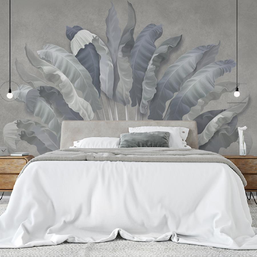 фотообои веер из банановых листьев 13-854 фотообои веер из банановых листьев 13-854