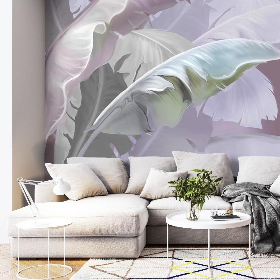 фотообои стебли бананового листа 13-458