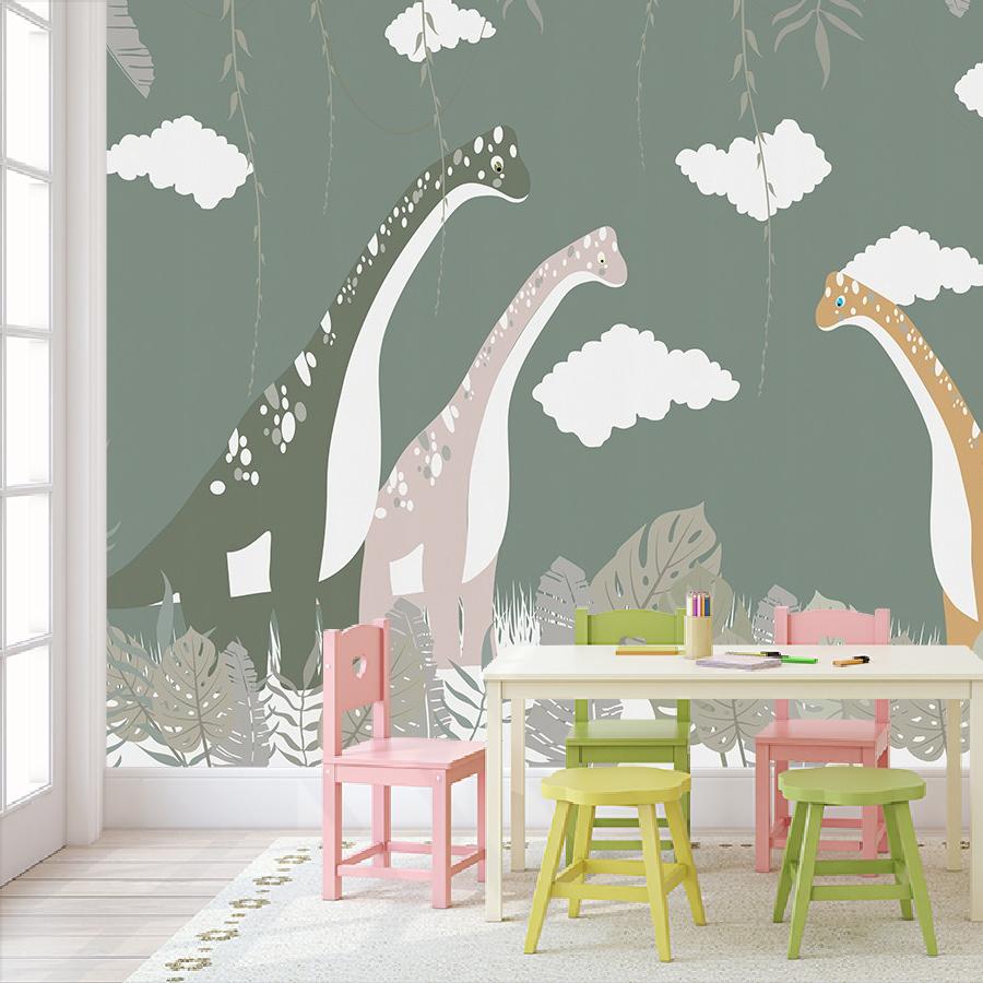 фотообои сказочные динозавры в детскую 14-741