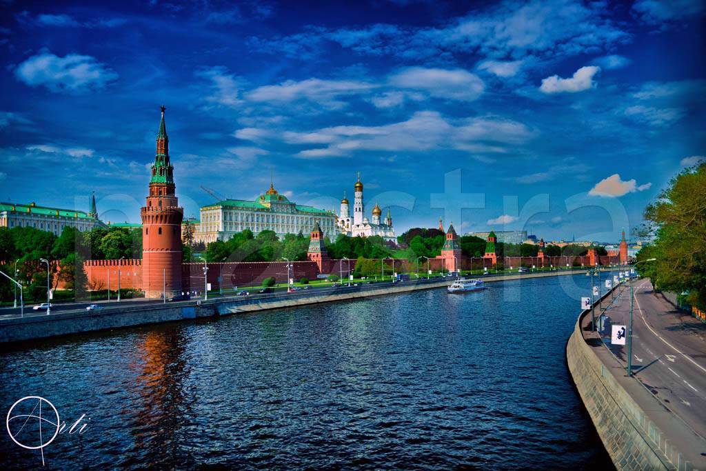 Фотообои Кремль со стороны Москвы - реки
