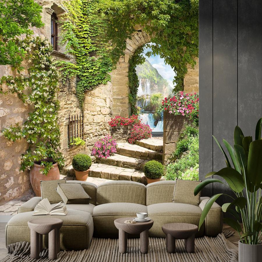 фотообои выход к водопаду 14-368 фотообои выход к водопаду 14-368