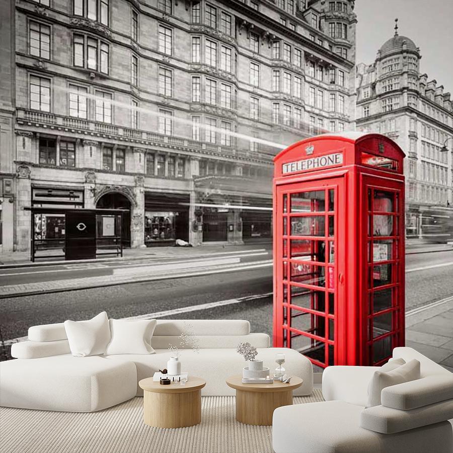 фотообои телефонная будка величественного лондона 9-533