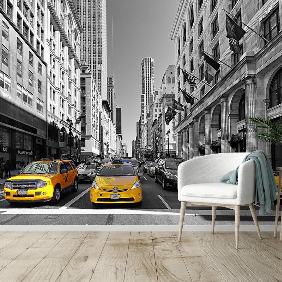 фотообои желтое такси в нью-йорке 9-1767