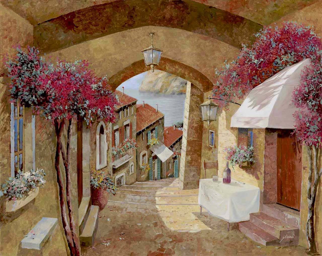 фотообои колоритное кафе 8-050