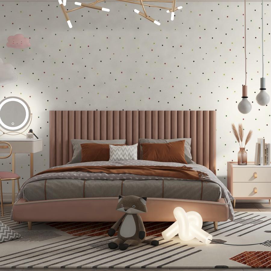 фотообои орнамент горошек разноцветный 14-1018