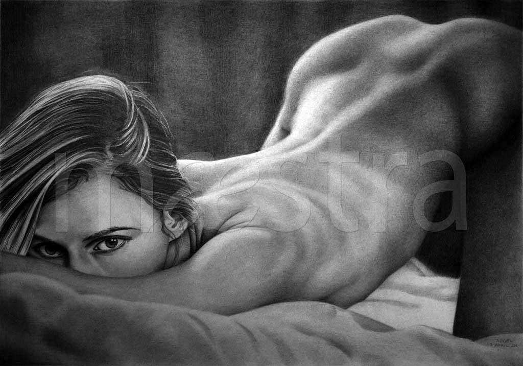 девушка черно белая 4-441