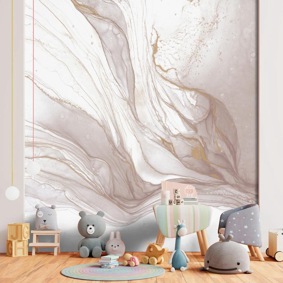 фотообои флюид арт слоновая кость 14-705