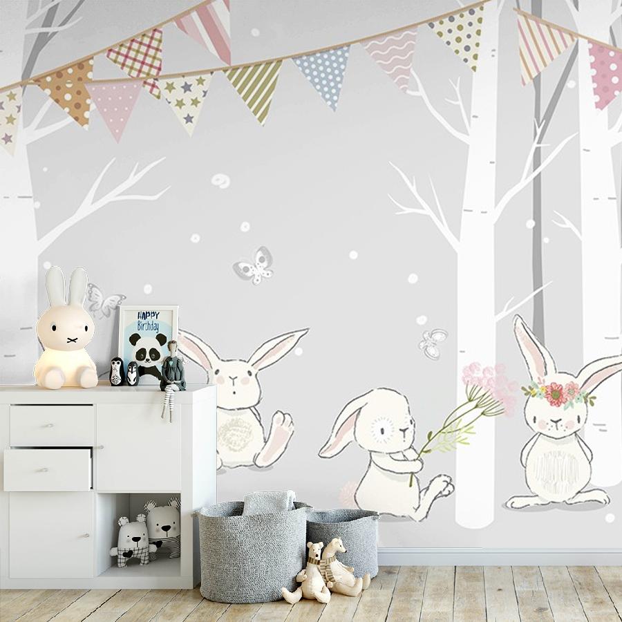 фотообои день рождения у зайчика 14-885