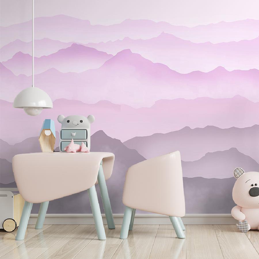 фотообои абстракция горы для девочки 12-1534