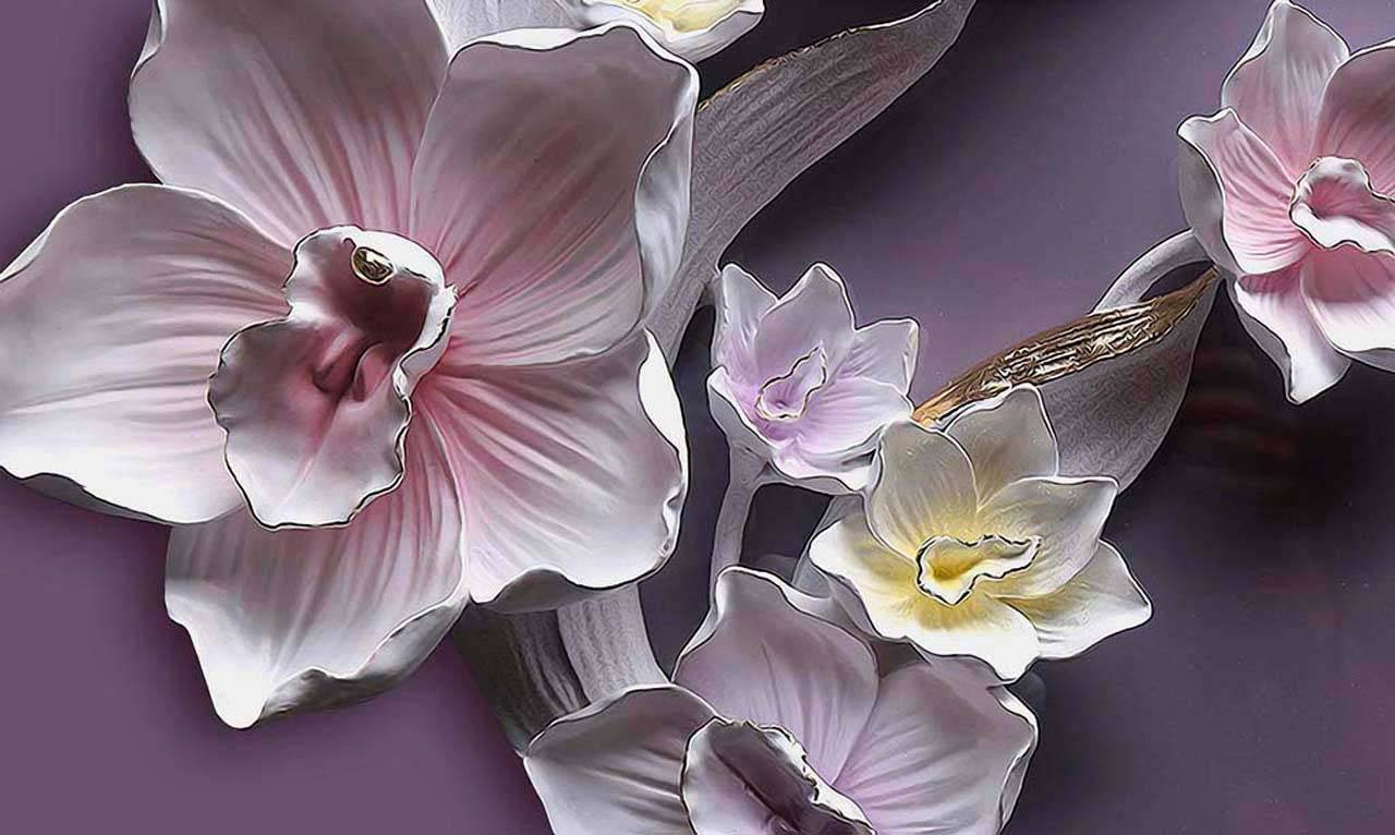 Фотообои Орхидеи 3д