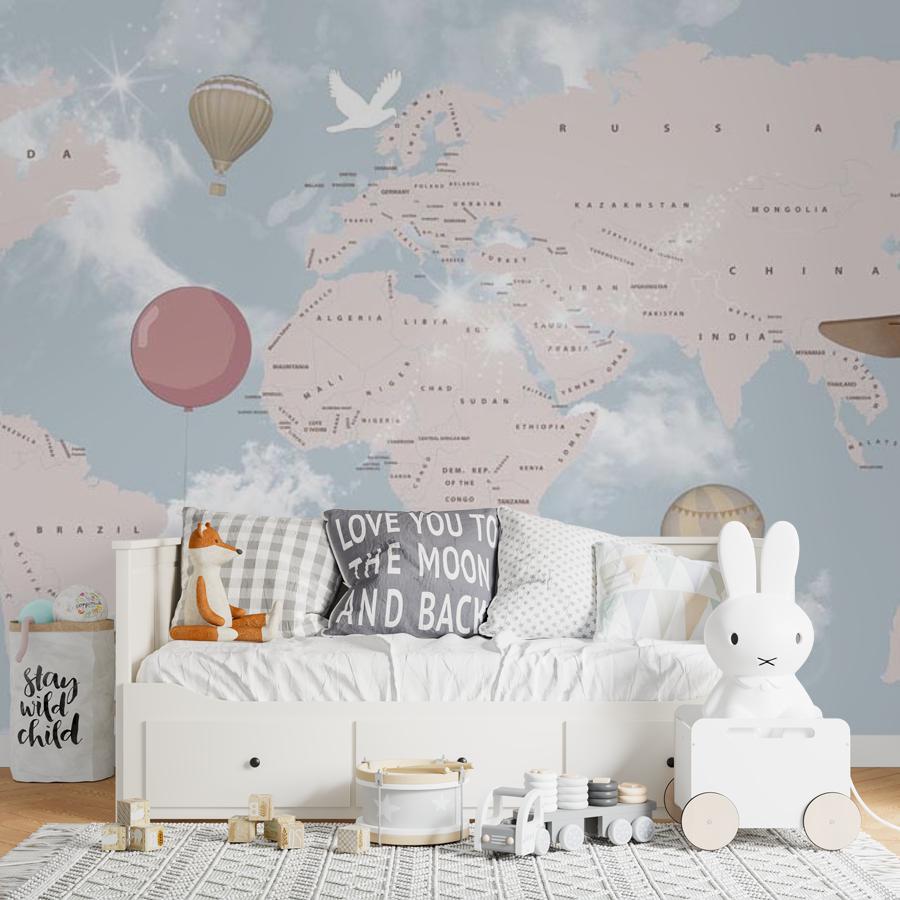 фотообои карта с самолетами 12-790 фотообои карта с самолетами 12-790