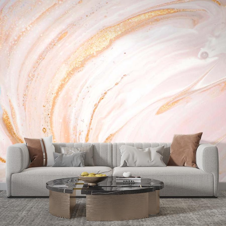 фотообои флюид арт - розовая буря 9-919