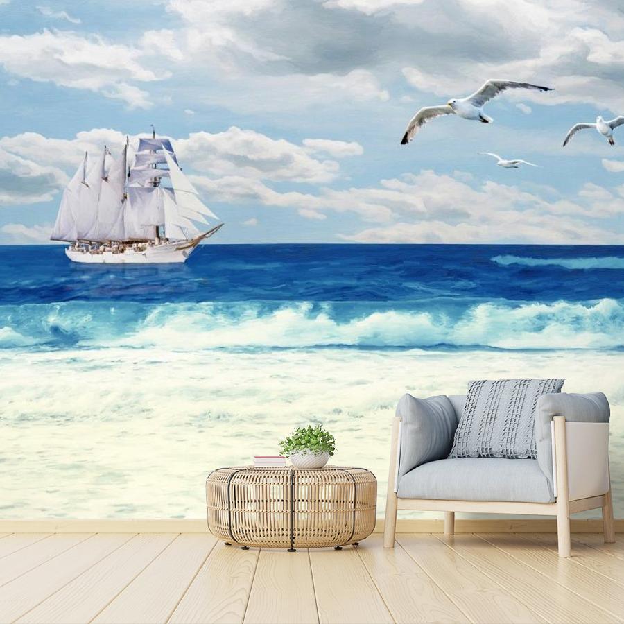 фотообои корабль в море 14-960