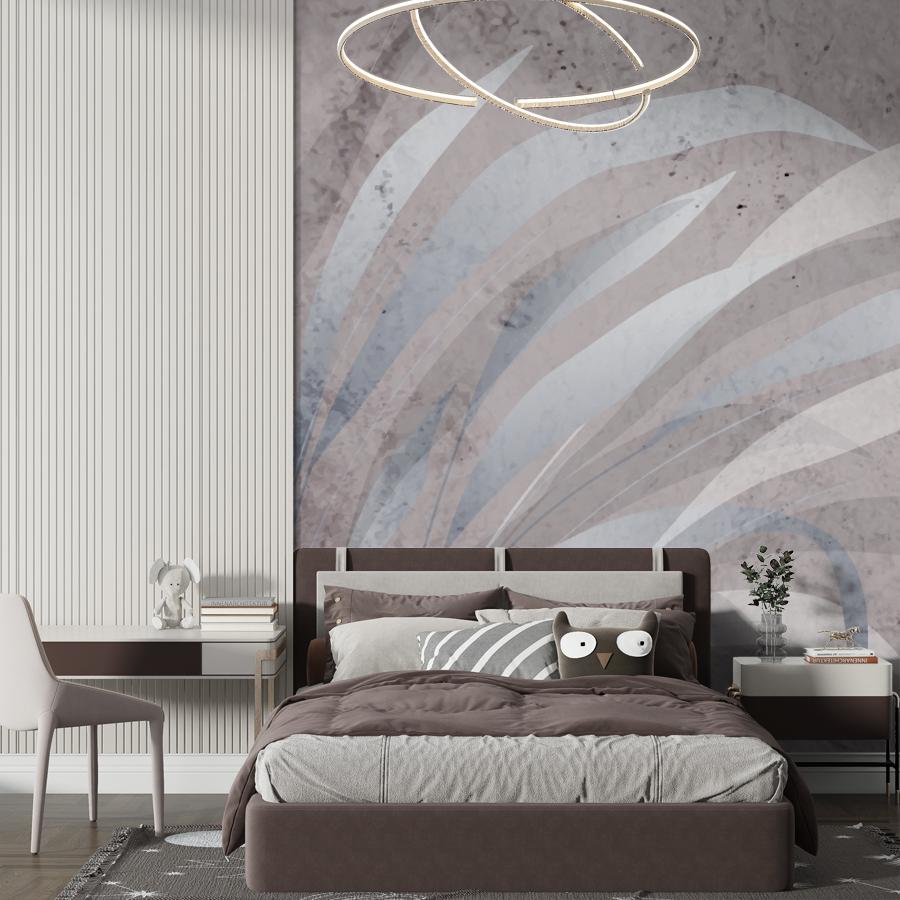 фотообои листья фон в гостиную 14-1237