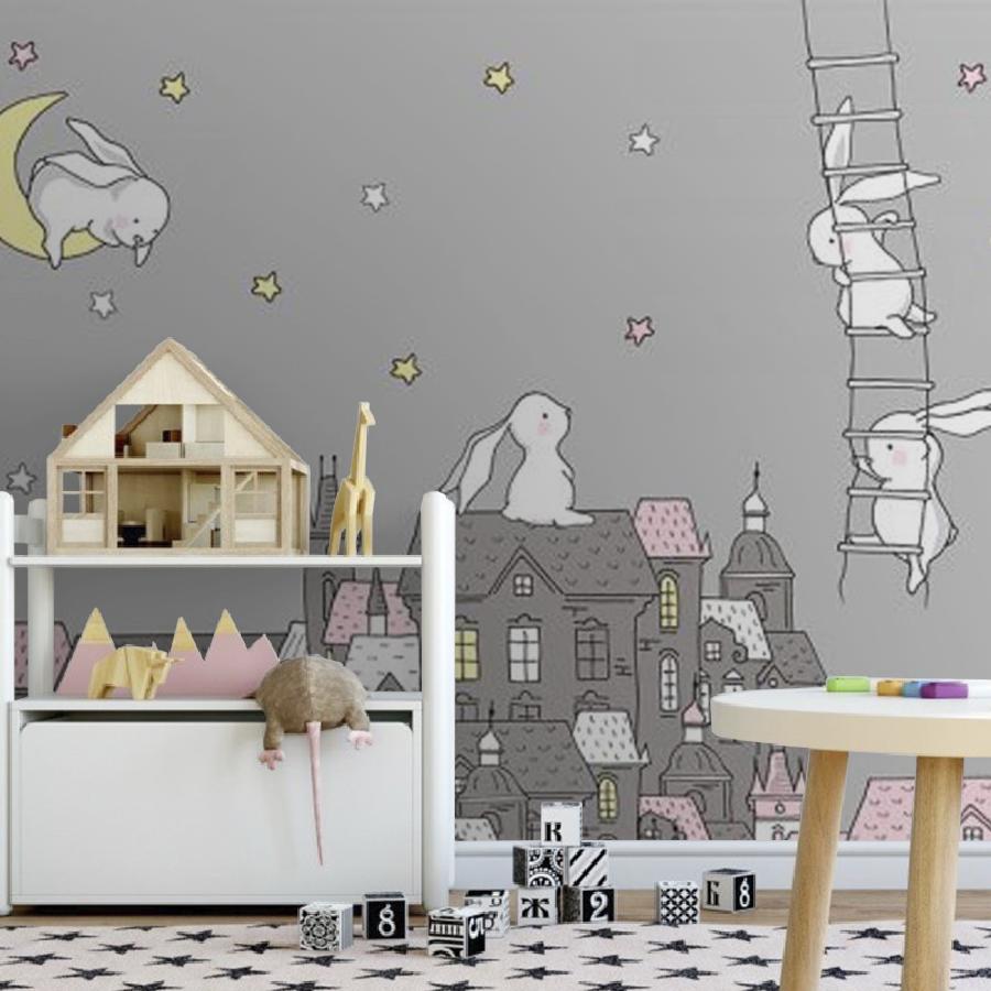 фотообои сказочные зайцы 12-1017 фотообои сказочные зайцы 12-1017