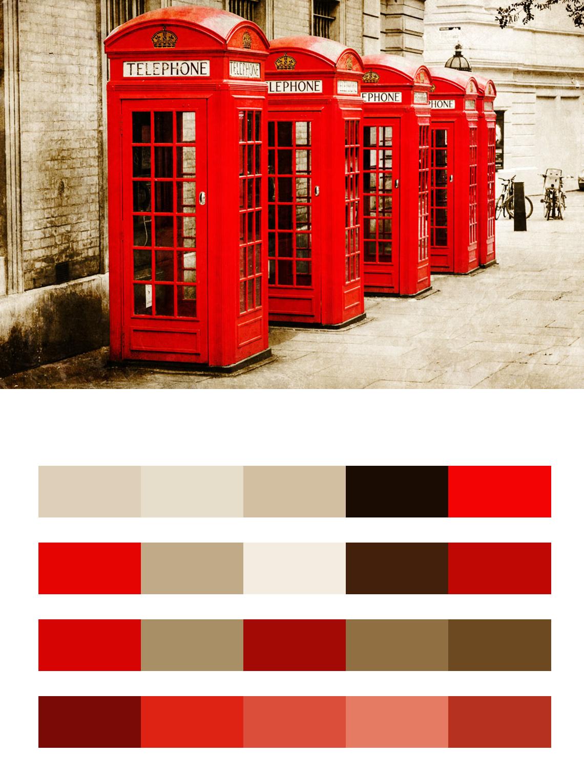 Телефонные будки серого Лондона цвета