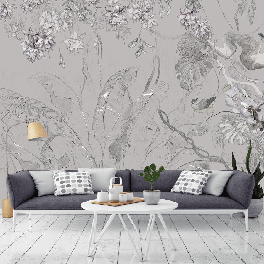 фотообои абстракция тропическая 13-1038